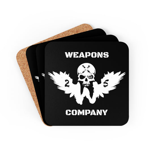 Weapons Co 2/5 Corkwood Coaster Set (4)