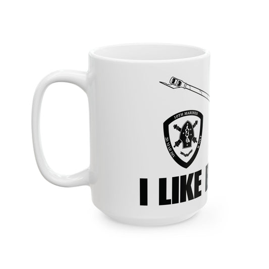 Molly Pitcher "Big Guns" Ceramic Mug, (11oz, 15oz)