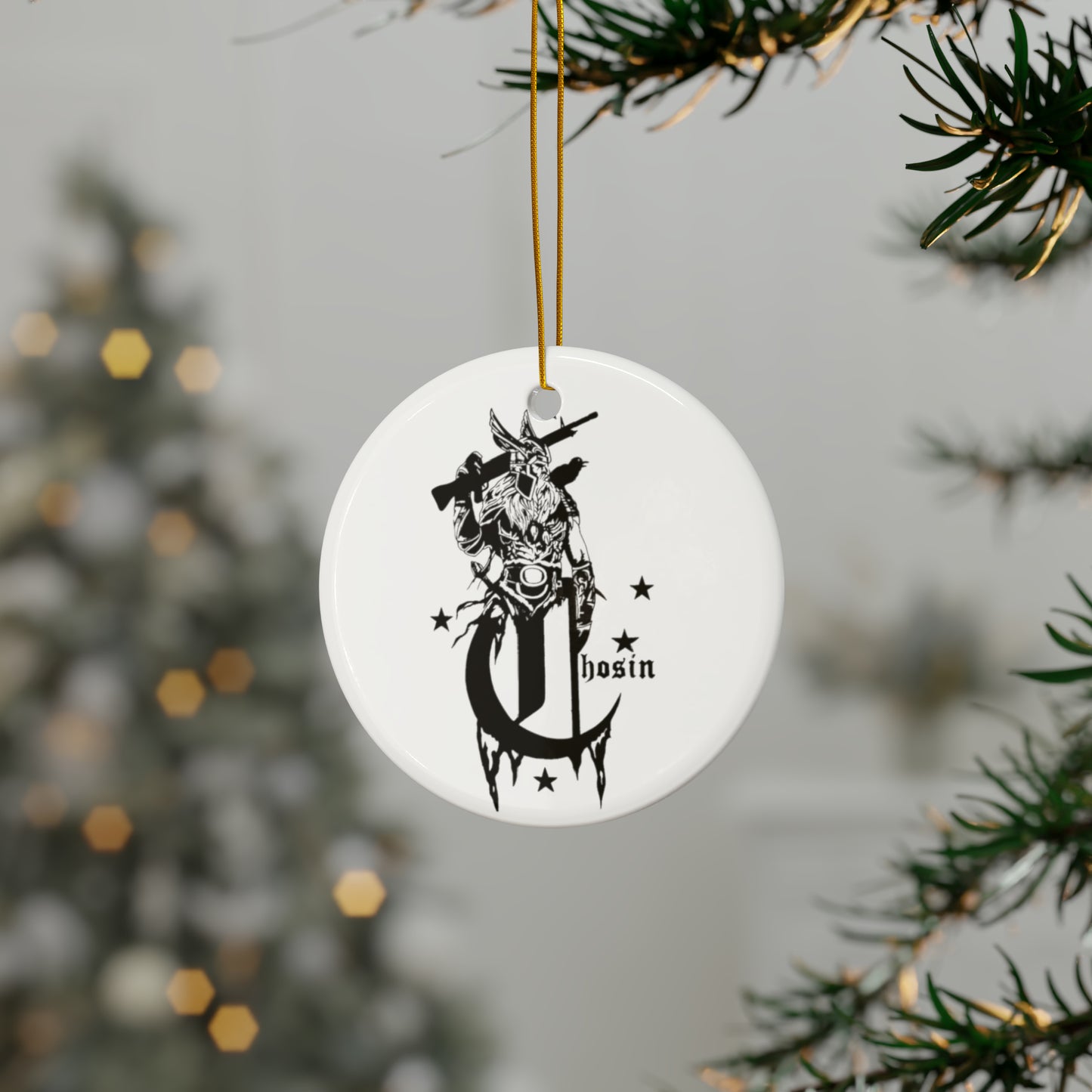 Chosin 1/1 Viking Ceramic Ornament