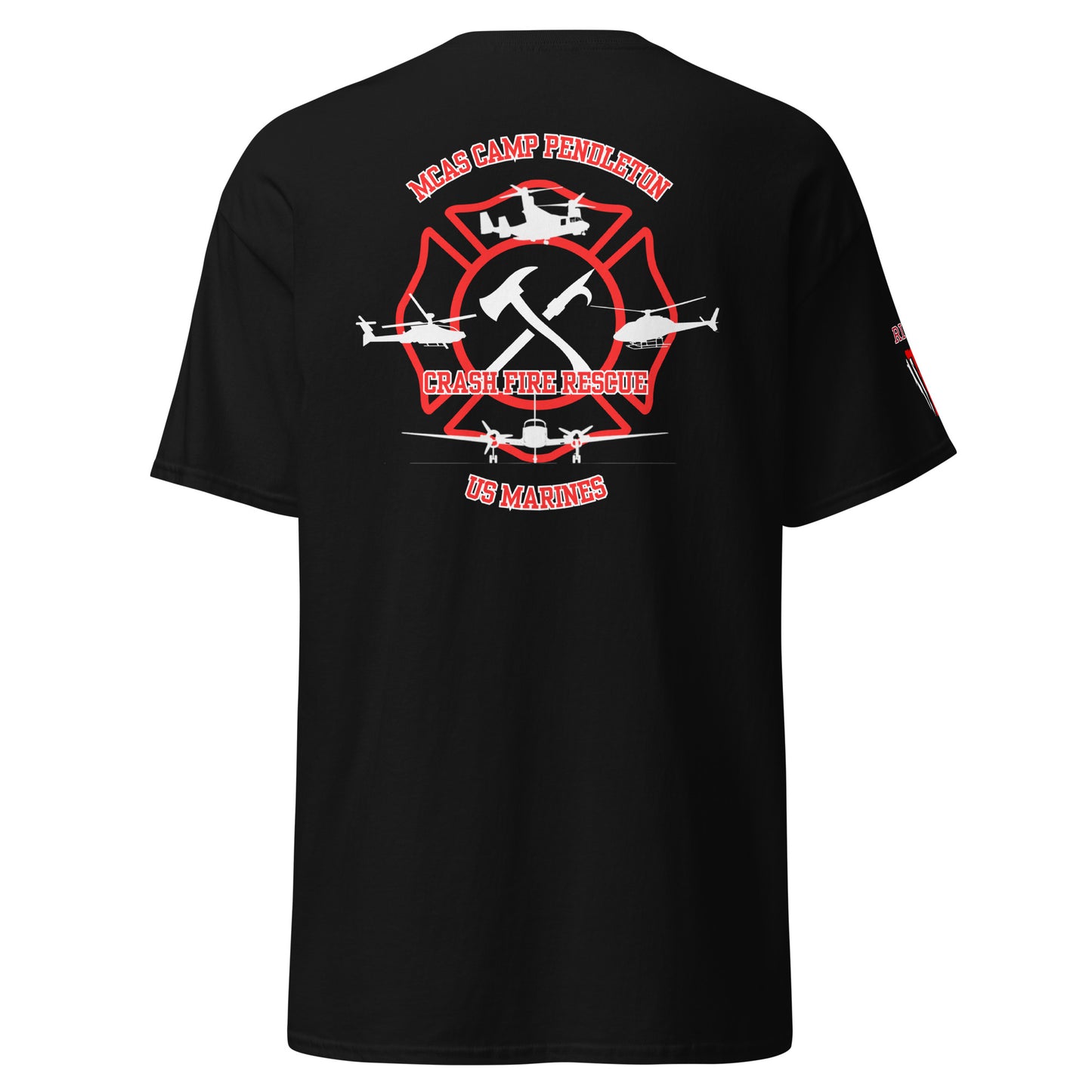 MCAS Pendleton CFR Black Tee RILEY