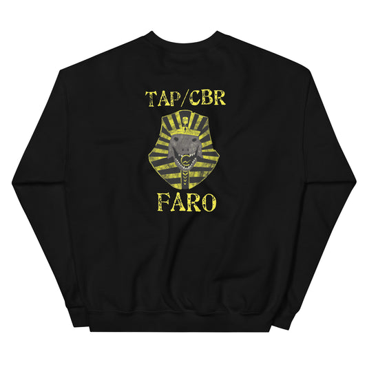 10th Marines CBR FARO Black Crewneck Sweatshirt