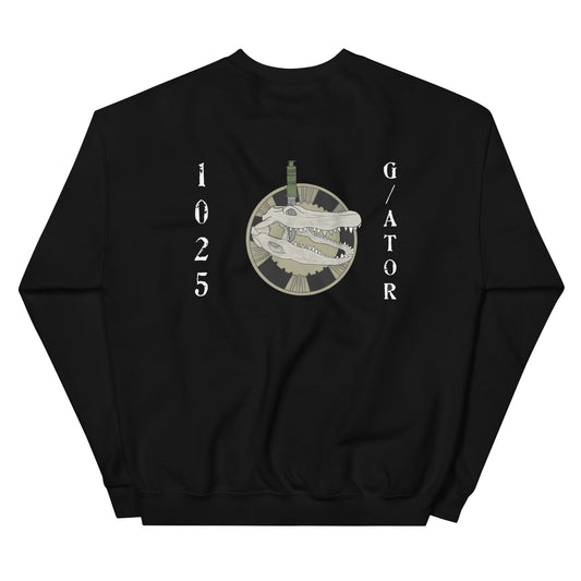 10th Marines CBR 1025 G/ATOR Black Crewneck Sweatshirt