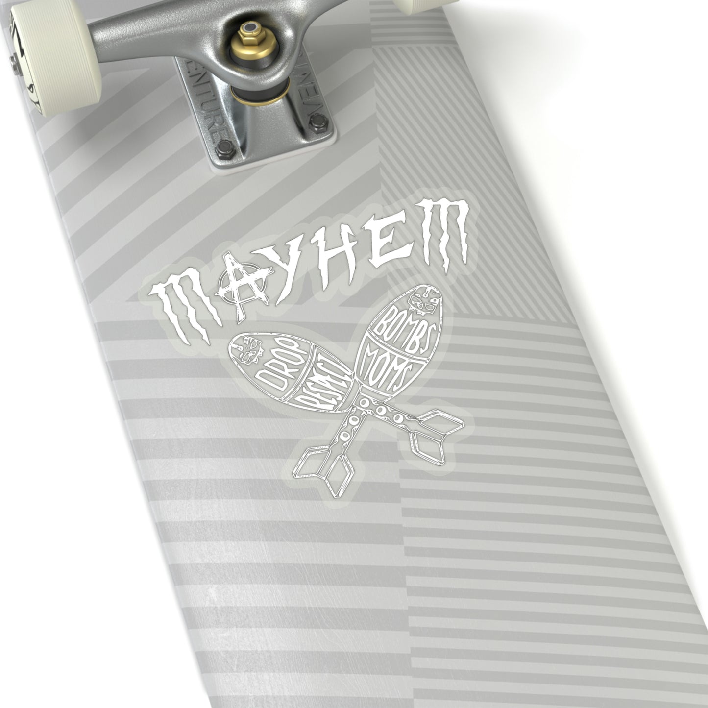 Legacy Mayhem White Kiss-Cut Stickers
