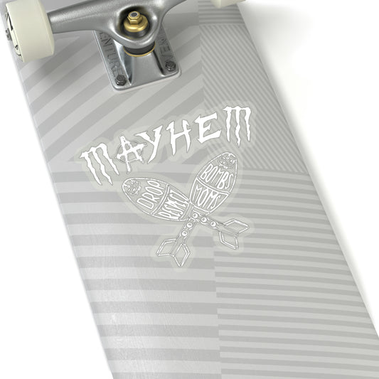 Legacy Mayhem White Kiss-Cut Stickers