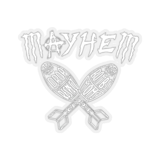 Legacy Mayhem White Kiss-Cut Stickers