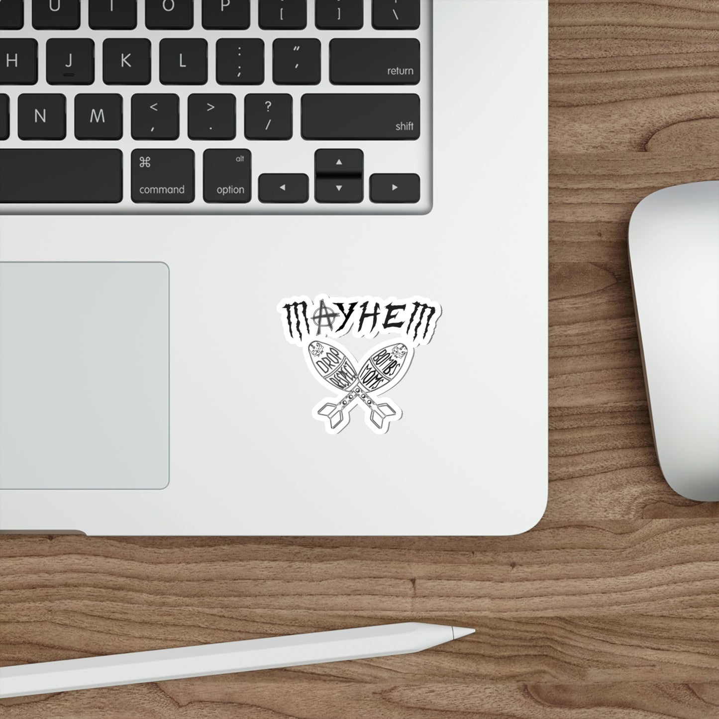 Legacy Mayhem Black Die-Cut Stickers