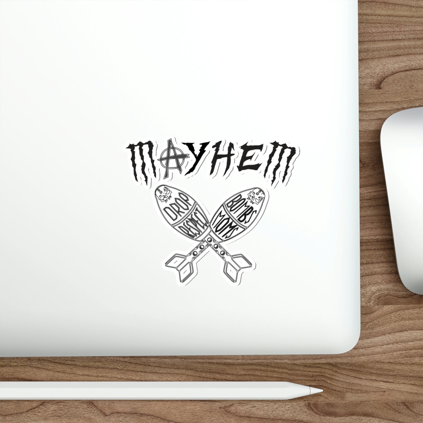 Legacy Mayhem Black Die-Cut Stickers
