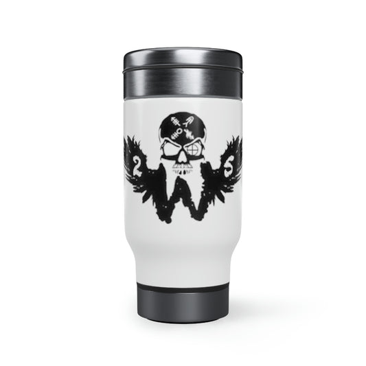 Weapons Co 2/5 Stainless Steel Travel Mug with Handle, 14oz