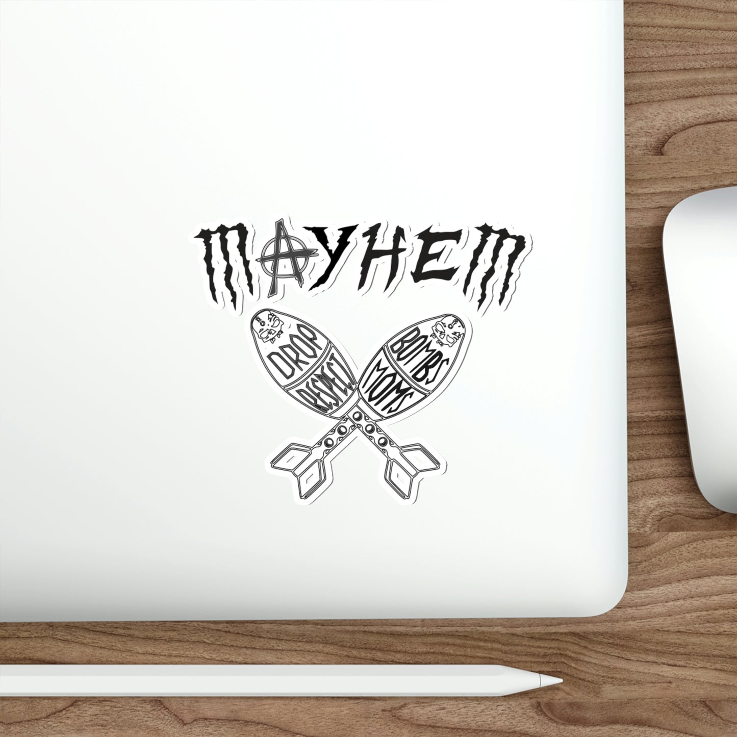Legacy Mayhem Black Die-Cut Stickers