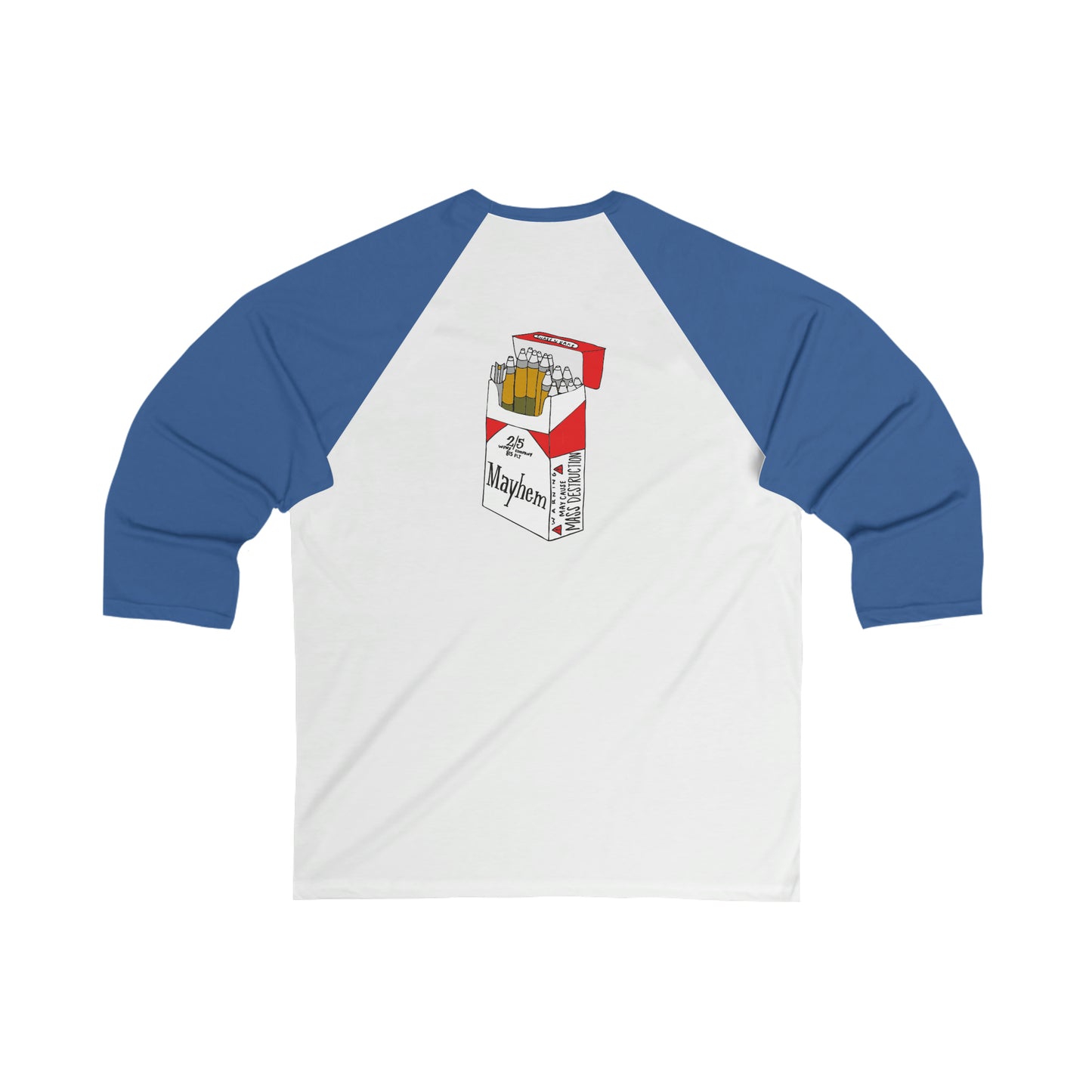 New Mayhem 3\4 Sleeve Baseball Tee