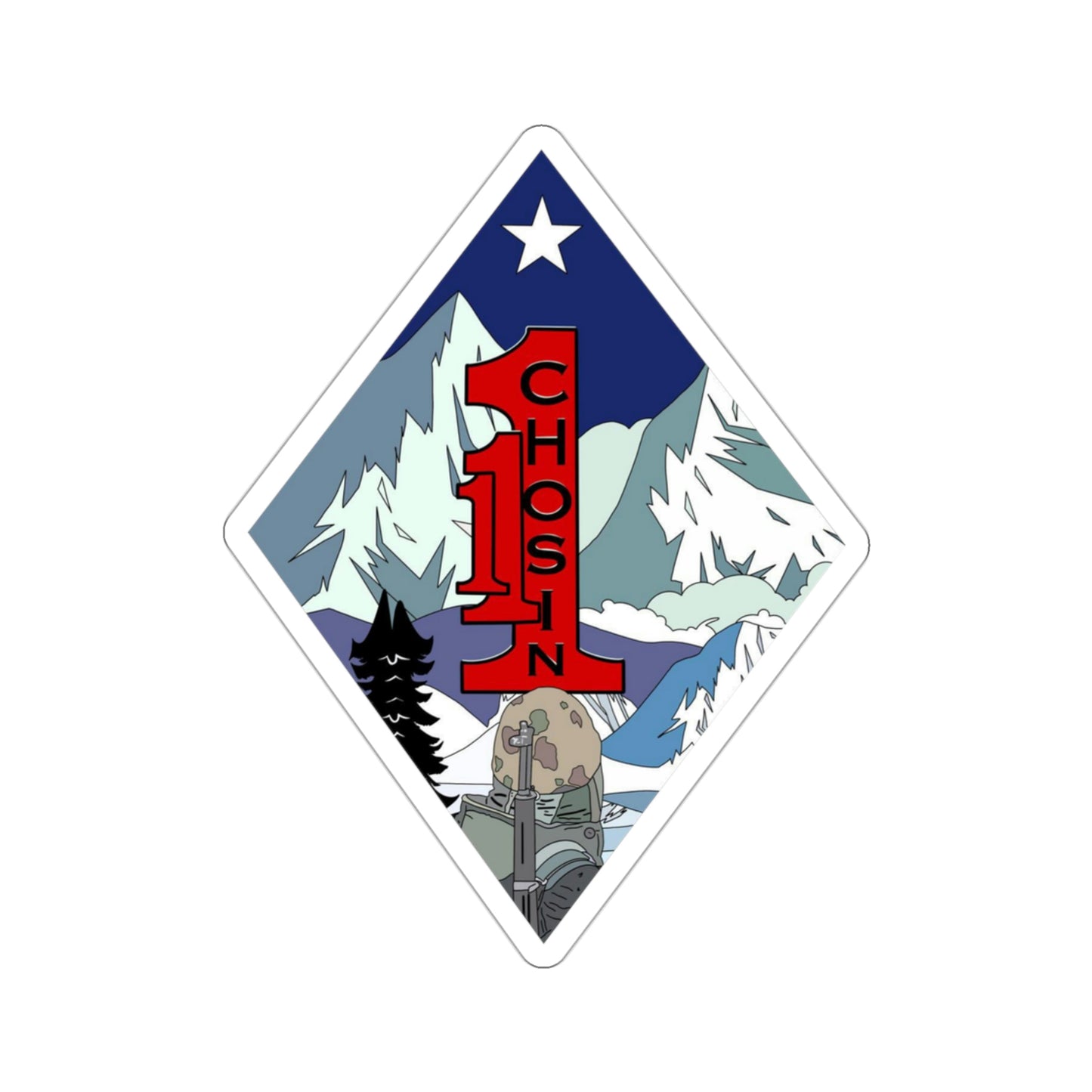Chosin 1/1 First of the First Kiss-Cut Stickers