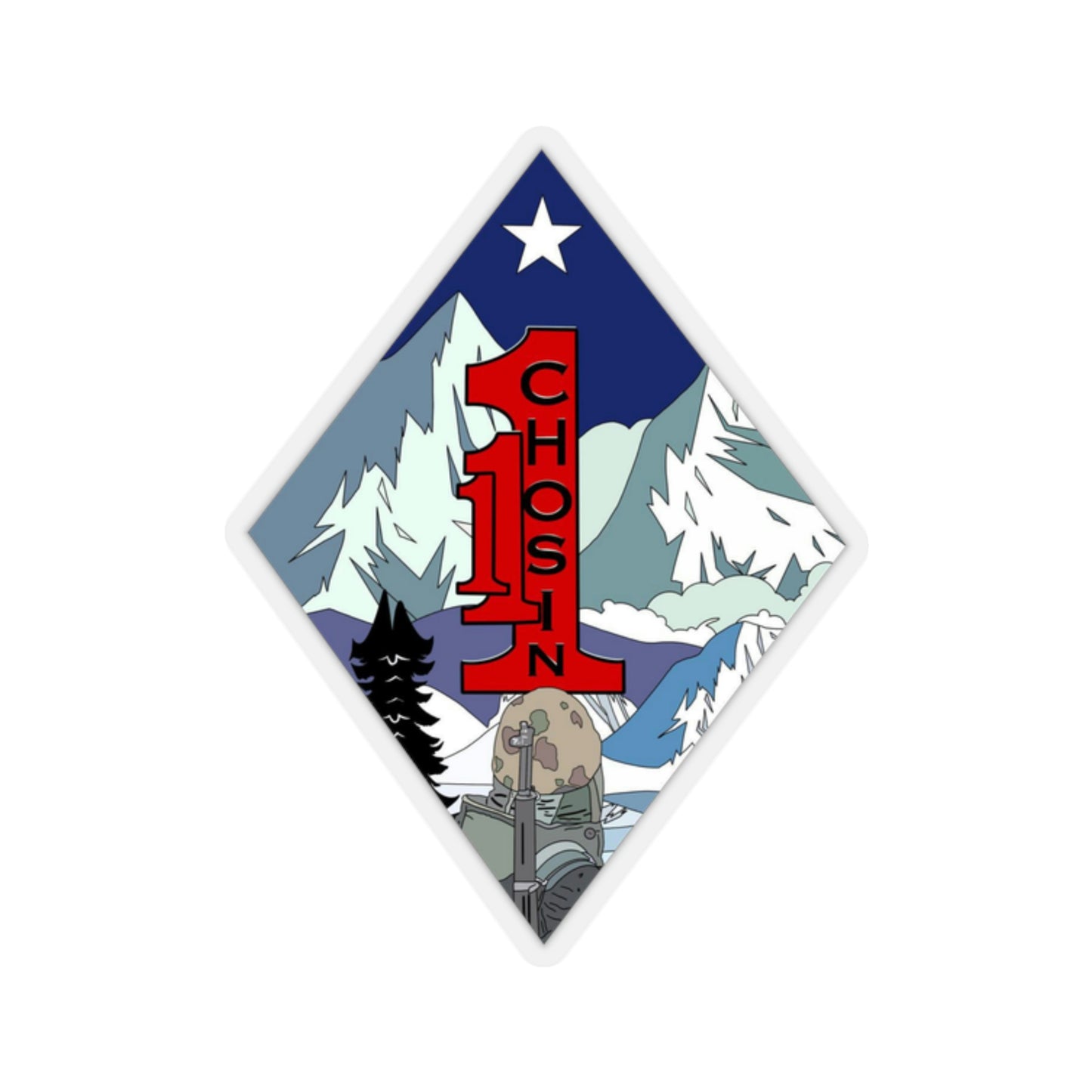 Chosin 1/1 First of the First Kiss-Cut Stickers