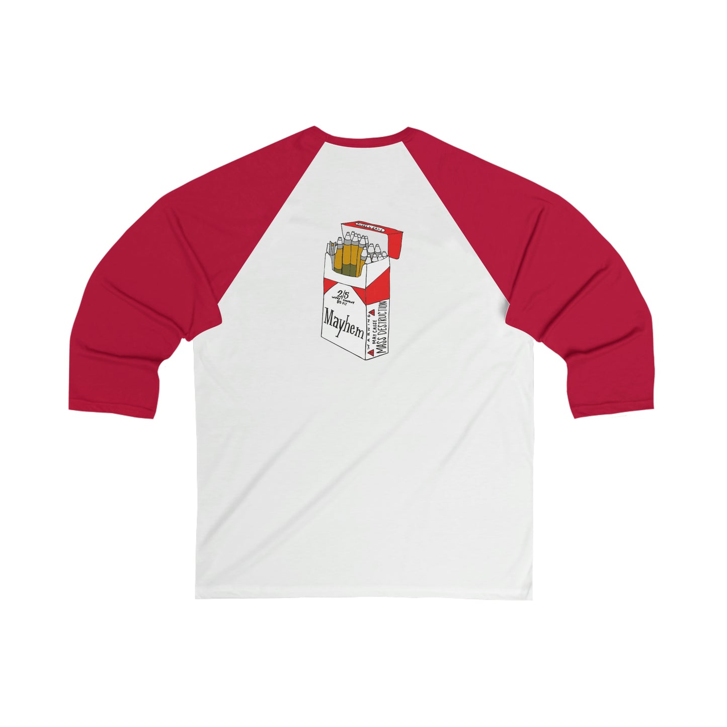 New Mayhem 3\4 Sleeve Baseball Tee