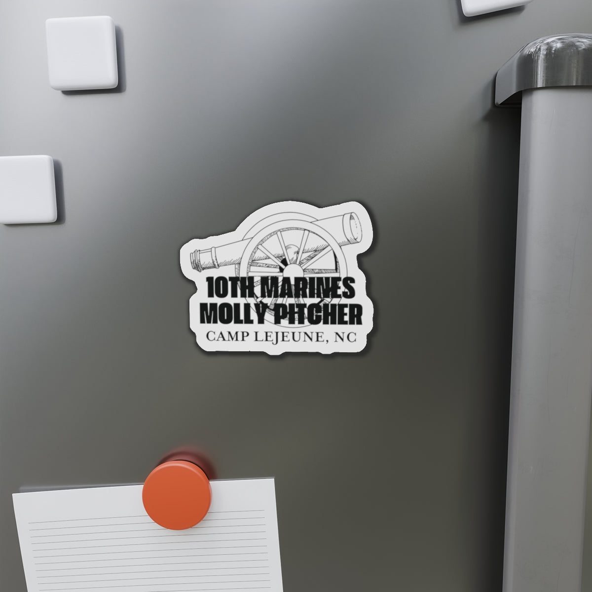 Molly Pitcher Cannon Die-Cut Magnets