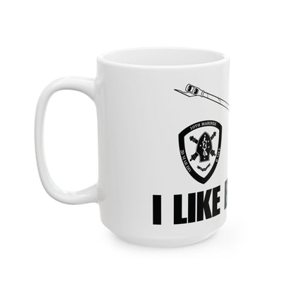 Molly Pitcher "Big Guns" Ceramic Mug, (11oz, 15oz)