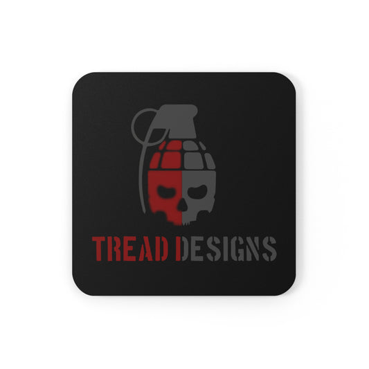 Tread Designs Corkwood Coaster Set (4)