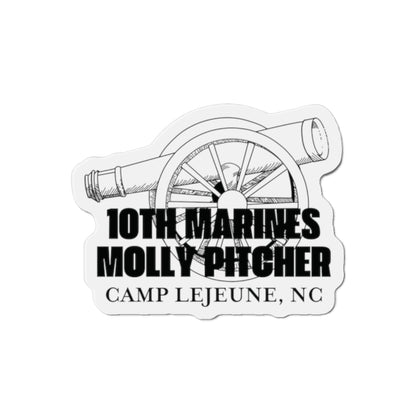 Molly Pitcher Cannon Die-Cut Magnets