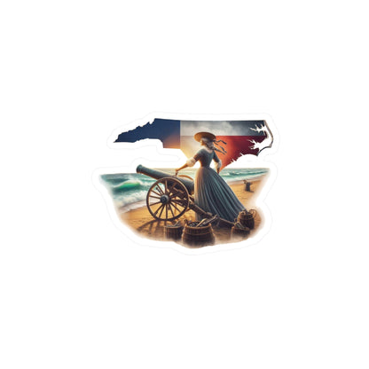 Molly Pitcher NC Kiss-Cut Vinyl Decals