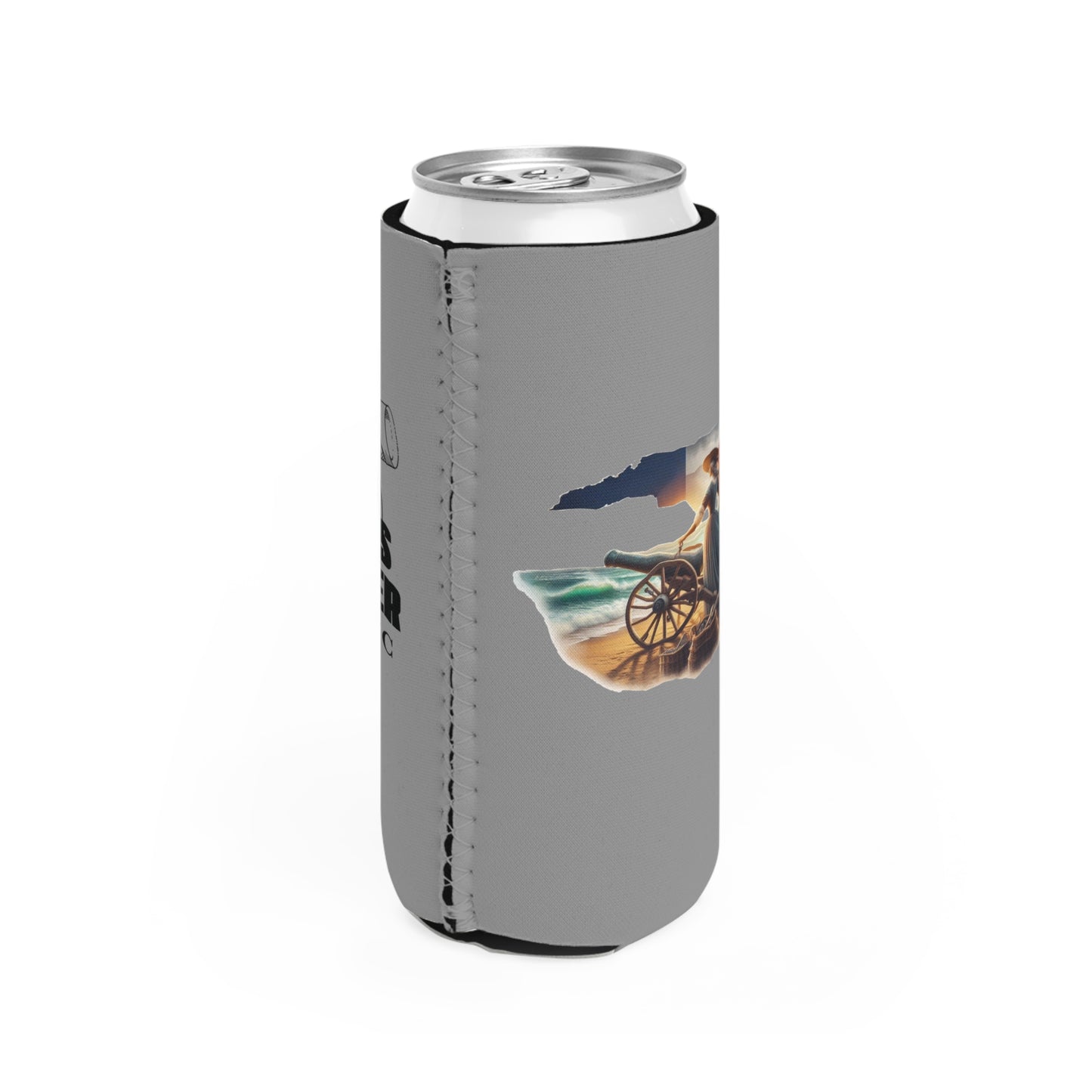 Molly Pitcher Slim Can Cooler Sleeve
