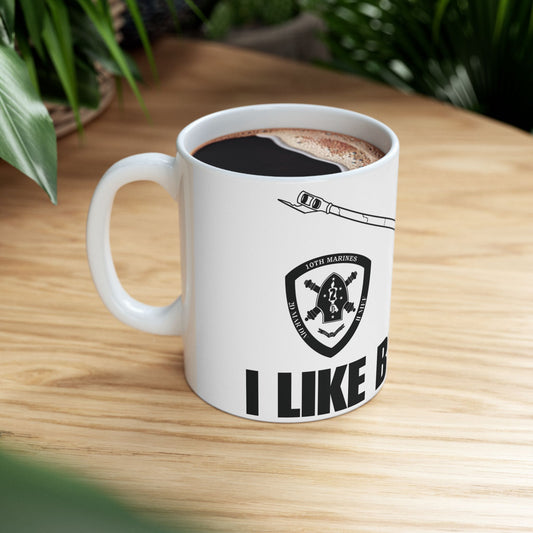 Molly Pitcher "Big Guns" Ceramic Mug, (11oz, 15oz)